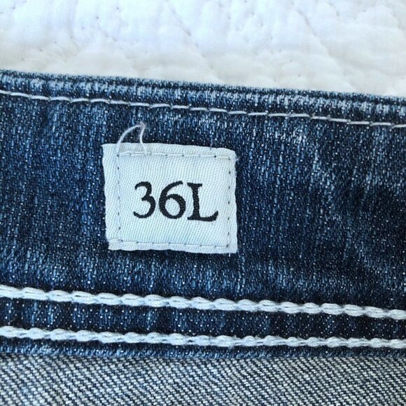 BKE Denim Buckle Harper Bootcut Jeans 36L - Picture 6 of 11